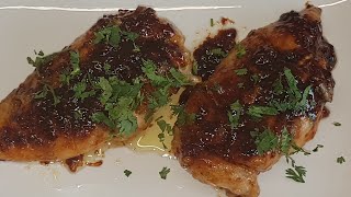 Escalopes de poulet caramelisées au miel et sauce soja [upl. by Terpstra]