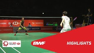 PERODUA Malaysia Masters 2019  MS  F  HIGHLIGHTS  BWF 2019 [upl. by Joses]