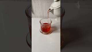 Hibiscus tea🌺 hibiscus hibiscustea howtoloseweight howtoloseweightfast greenjuice expat [upl. by Vidovic929]