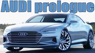 Future Audi A9  The Audi prologue concept  DESIGN [upl. by Yelsew474]