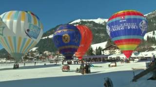 Bunte Ballons vor Bergkulisse [upl. by Rosenthal]