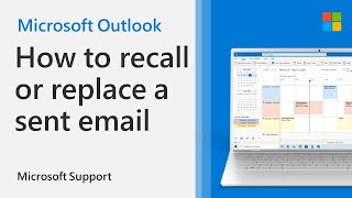 How to recall an email in Outlook  Microsoft [upl. by Poppy]