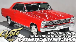 1966 Chevrolet Nova SS for sale at Volo Auto Museum V19890 [upl. by Anal445]