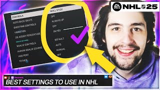 NHL 25 HUT BEST SETTINGS TO USE [upl. by Aneehsyt968]