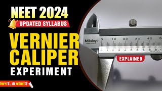 🔥NEET 2024 Vernier calipers Experiment  How to measure diameter💪 MotionNEET nvsir neet physics [upl. by Crespo]