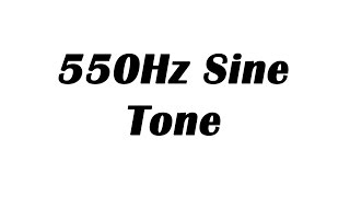 520Hz Sine Wave Test Tone [upl. by Hibbitts]