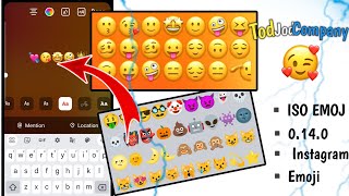 How to add ios emoji in Instagram 🤯l ios emoji in Instagram l honista app l instagramyoutube [upl. by Redman]