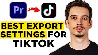 Best Export Settings for TikTok Premiere Pro 2024 [upl. by Odrareg]