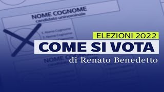 Come votare senza errori alle elezioni di domenica il video della scheda [upl. by Marentic]