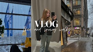 Ikea and snowy walks  Sweden trip vlog 🇸🇪 [upl. by Oinotnanauj]