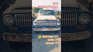 1966 truck international harvester 1500 series foryou usa car up subscribe youtubeshorts [upl. by Jacqueline]