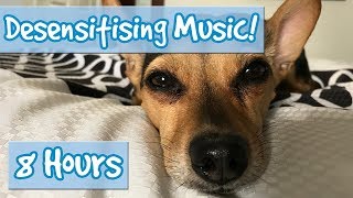 DOG DESENSITISATION Music with Sound Effects to Desensitise Dogs to Noises and Reduce Anxiety 🐶💤 [upl. by Adnwahs108]