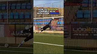 Goalkeeper Positioning Tips Part 3 goalkeeping goalkeepertips shorts [upl. by Meid953]