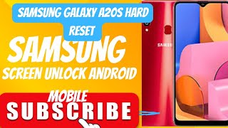 Samsung Galaxy A20s hard reset screen unlock Samsung account kaise dellet kara frp bypass emergency [upl. by Junna]