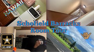 Schofield Barracks Hawaii  Barracks Room Tour 2023 [upl. by Sidoeht]