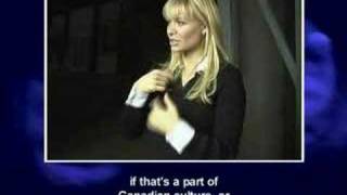 Deaf TV the Television Program Part 3 Deanne Bray actress [upl. by Sillaw649]