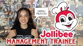 JOLLIBEE Management Trainee  Hiring Process 2023 Updated  RN Sinag [upl. by Netti118]