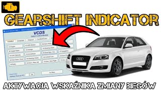 VCDS aktywacja wskaźnika sugestii zmiany biegów [upl. by Anat]