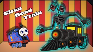 Thomas VS Siren Head Train Locomotive soloanimation [upl. by Head]