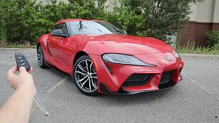 2021 Toyota GR Supra 20 Start Up Exhaust Test Drive and Review [upl. by Fridlund]