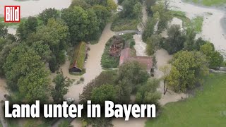 Hochwasser in Bayern Fluten verschlucken ganzes Dorf [upl. by Allista]