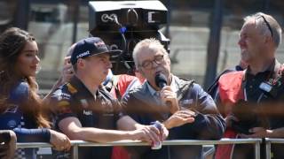 Zandvoort Olav Mol interview Max Verstappen [upl. by Yrrat]