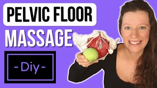 How to release TIGHT PELVIC FLOOR using MASSAGE techniques [upl. by Lody]