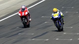 MotoGP Historic Battles  Rossi vs Stoner Laguna Seca 08 [upl. by Victor]