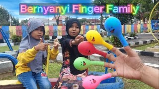 Bernyanyi finger family Belajar warna finger balloon finger family song nursery rhymes enjoy [upl. by Godrich]