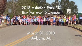 2018 Asheton Lakes 5K  Run For Ava Lawrence [upl. by Revned304]