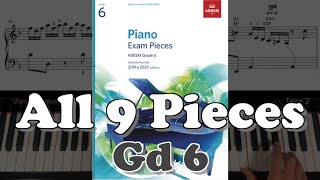 ABRSM Grade 6 Piano 2019 amp 2020 All 9 Pieces [upl. by Repotsirhc]