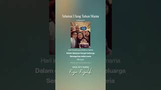 Selamat Ulang Tahun Mama 2024 versi romantis [upl. by Erdeid]