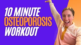 10 minute workout for stronger bones with osteoporosis led by a physical therapist [upl. by Cyndy971]