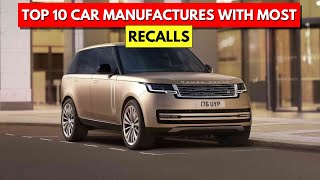 Top 10 Car Manufacturers with the Most Recalls and worst reliability according to Consumer Reports [upl. by Yrahca978]