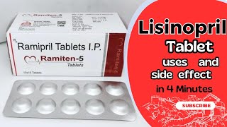 Ramipril Tablet uses and side effect [upl. by Saretta]