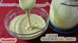 LECHE CONDENSADA CASERA con solo 3 ingredientes y muy fácil [upl. by Emmie]