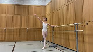 Hamburg Ballet School Audition Video Julia Albos [upl. by Schuyler]