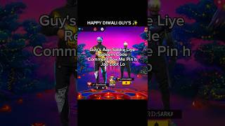 Is Diwali Sabko Free Redeem Code 😨 shorts viralshorts ffshorts redeemcode [upl. by Orfinger]