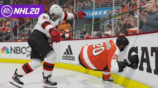 NHL 20 BE A PRO 15 EJECTED FOR THIS HIT [upl. by Athena]