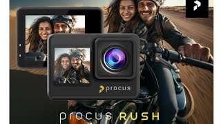 PROCUS Rush Dual Screen 24MP Real 4K 60 FPS HD Action Camera Waterproof unboxing videounboxing [upl. by Juetta]