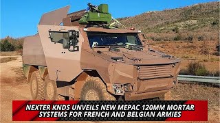 Nexter KNDS Unveils New MEPAC 120mm Mortar Systems for French and Belgian Armies [upl. by Pastelki]