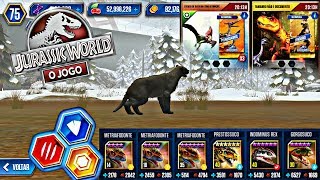 Novo Cenozoico Leão Marsupial  Metriafodonte vs Indominus  JURASSIC WORLD O JOGO THE GAME [upl. by Hermes]