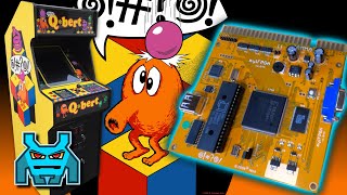 JROK Mylstar FPGA QBert Arcade PCB [upl. by Ethan257]