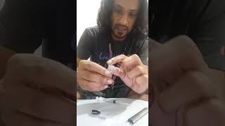 How to refill a disposable nanostix catridge with vape liquid [upl. by Amlas]