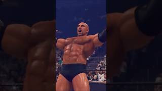 Batista vs Goldberg highlights wwe wwe2k22 wrestling [upl. by Aronoh716]