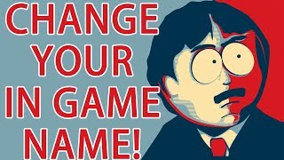 CHANGE YOUR IN GAME NAME SOUTH PARK PHONE DESTROYER [upl. by Lasky]