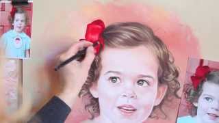 Pastel portrait Drawing a pastel portrait [upl. by Vyse175]