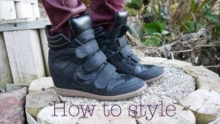 How to Style Wedge Sneakers Lookbook amp Giveaway Winner [upl. by Oos]