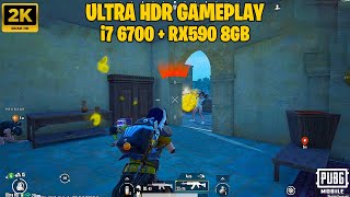 Gameloop on i7 6th Gen  16GB RAM  RX 590 8GB  PUBG MOBILE EMULATOR 2024 [upl. by Allemac]