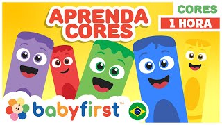 Desenhos Educativos Para Crianças  Aprenda Cores  Videos Educativos Infantil 2 Anos  BabyFirst [upl. by Melena351]